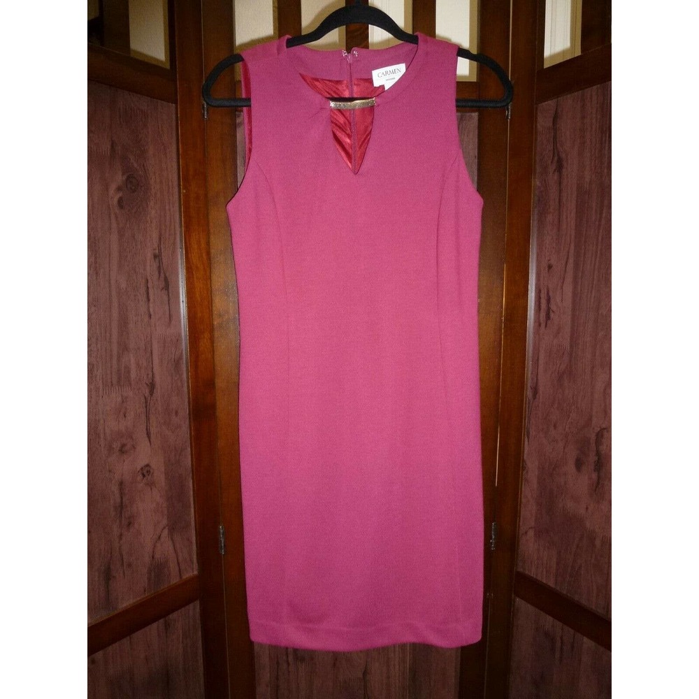 Carmen Marc Valvo Sheath Dress Size 2
